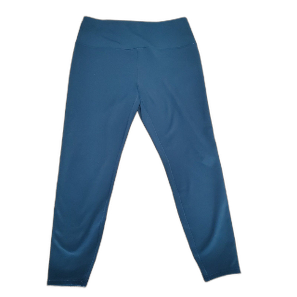 Spyder Active Fleece-Lined Leggings Teal Green Blue XL Thermal Workout Pants